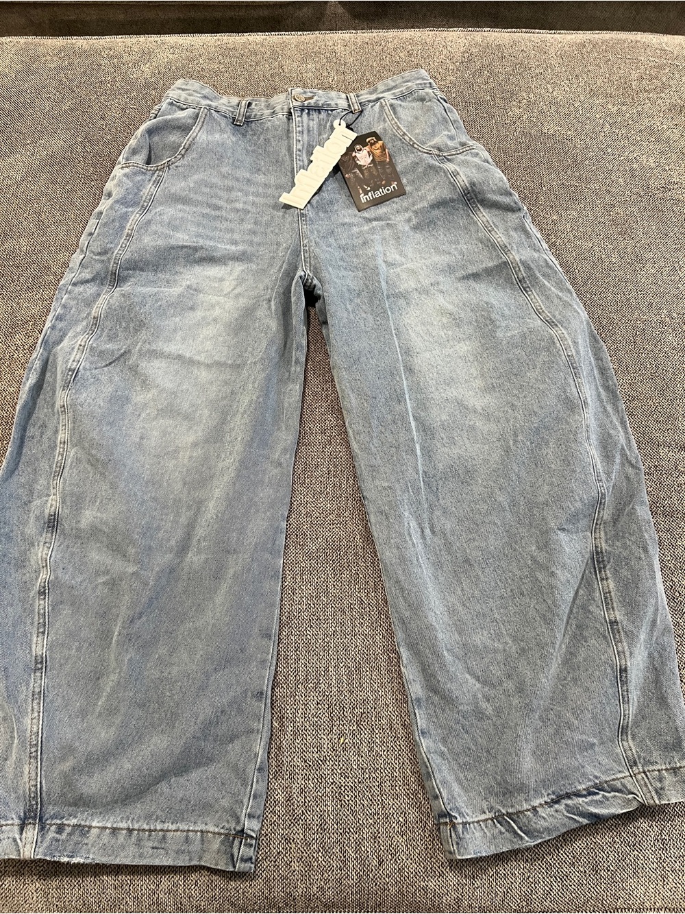 Inflation Light Blue Men's Relaxed Fit Jeans